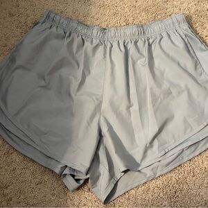 Nike Women's Light Gray Athletic Shorts